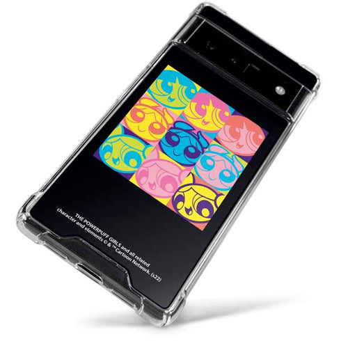 Cartoon Network Powerpuff Girls Neon Google Pixel 6 Clear Case